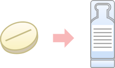 单剂量塑料瓶中的药片