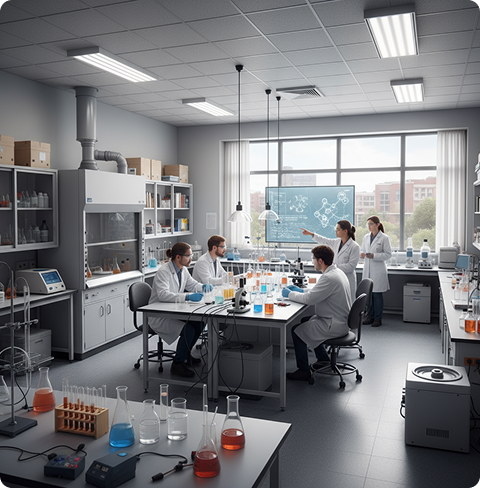 生命科学实验室照片